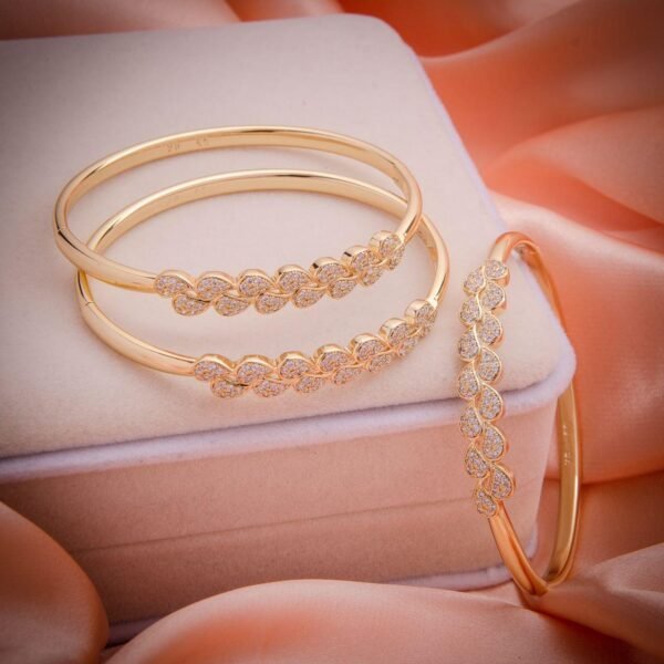 Trois Bracelets plaqué or